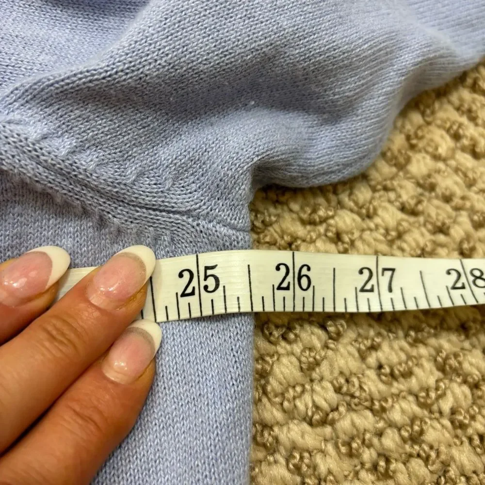 Ladies Limited Edition Storybook Knits Blue “Wolf Moon” V Neck Sweater Size‎ 2X